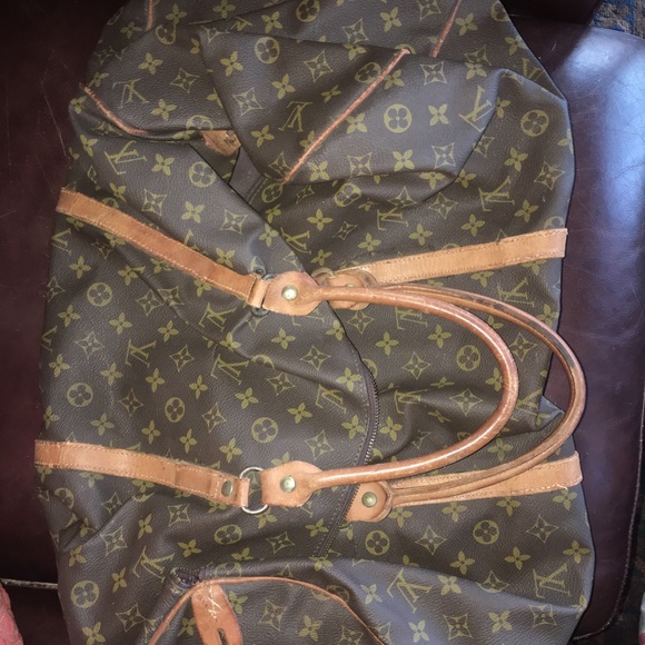 1980’s LV logo duffel bag